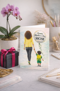 Soccer Mum & Son in Jamaica Jersey